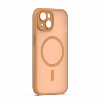 Mag Matt dėklas iPhone 15 6,1" rudas