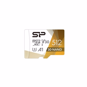 Silicon Power Superior Pro Colorful atminties kortelė 512 GB MicroSDXC 10 klasė UHS-I + SD adapteris (SP512GBSTXDU3V20AB)