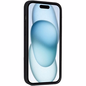 Audi Sintetinės odos dėklas telefonui su Magnetine iPhone 15/14/13 - juodas