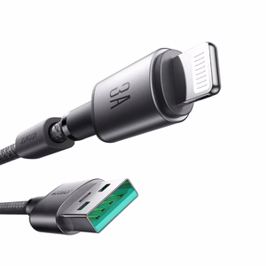 USB kabelis Joyroom SA-50 USB-A to Lightning 3A 1.2m tamsiai pilkas