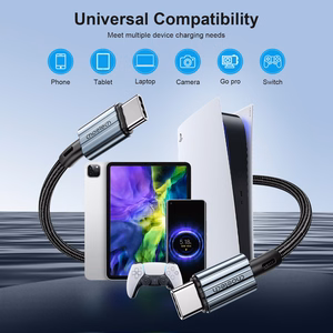 USB кабель Choetech XCC-1015 USB-C – USB-C PD60W 2.0m черный