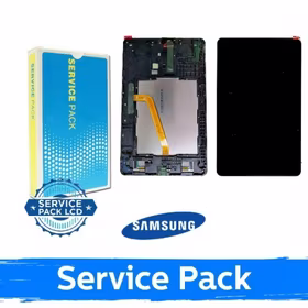 Ekranas skirtas Samsung T590 / T595 Tab A 10.5'' juodas su rėmeliu (Service Pack)