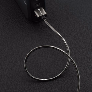 FORCELL F-ENERGY Metal C234 kabelis USB-A į Type-C QC3.0 66W 1 m sidabrinis