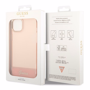 Guess GUHCP14MHGCOP iPhone 14 Plus 6.7 "rožinis/rožinis kietas dėklas Translucent