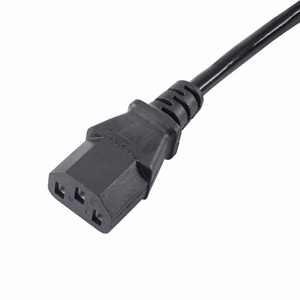Akyga AK-PC-05 Juoda 5 m CEE7/7 IEC C13