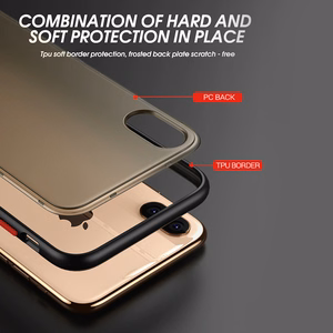 Vennus Color Button Bumper dėklas telefonui Iphone 11 Pro raudonas