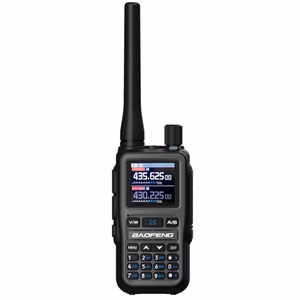 Baofeng UV-5R EU Mini – two-way radio, USB-C, Bluetooth, VHF/UHF and aviation band, grey