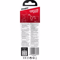 Energizer Classic - USB-A to Micro USB connecting laidas 1.2m (juodas)