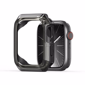DUX DUCIS dėklas TAMO Apple Watch 10 serijai 46 mm skaidrus su juodu