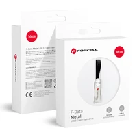 FORCELL F-DATA USB atmintinė Metal 16GB USB3.2 Gen 1 (USB A) sidabrinė