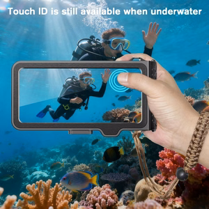 Tech-Protect IPX8 Pro Waterproof Phone Dėklas - pilkas and juodas