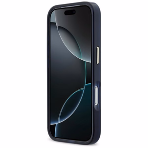 Karl Lagerfeld IML Choupettes Karl Script Logo MagSafe Dėklas for iPhone 17 Pro Max - mėlynas