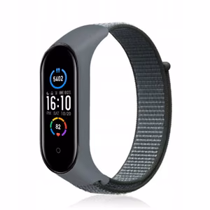 Nailoninis dirželis XIAOMI Mi Band 5 / 6 / 7 pilkas (19)