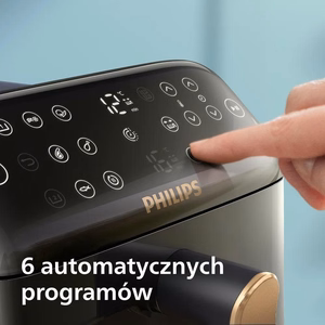 Philips Dual Basket Airfryer NA462/70 4000 Series Power 2750 W Capacity 10 L Rapid Air technology Black