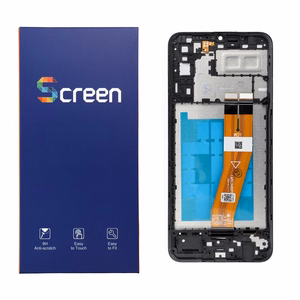 OG LCD ekranas SAMSUNG A04E A042 F/M OEM su rėmeliu