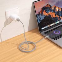 Kabelis USB-A į Micro USB Hoco 2,4A 1 m X107 pilkas