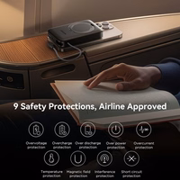 Išorinė baterija Joyroom "JR-PBM02 3in1" juoda 10000mAh (Belaidis įkrovimas 15W)