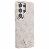 Guess dėklas 4G Triangle Logo MagSafe for Samsung Galaxy S26 Ultra rožinis