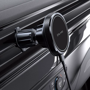Blavec automobilinis laikiklis BHC-06B 15W magnetinis su indukciniu įkrovimu ir aktyviu aušinimu į ventiliacijos groteles (BHC06B-MAVIB) juodas