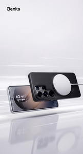 Benks Magnetic Vita Pro Silikoninis Dėklas (A048) for Samsung Galaxy S26 juodas