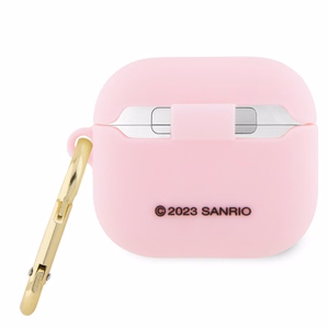 Hello Kitty silikoninis 3D Kitty galvos dėklas AirPods 3 - rožinis