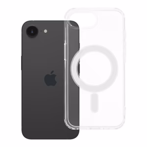 Чехол iPhone 16e (SE 4 2025) / 17e Clear Mag Cover (STR) совместимый с MagSafe прозрачный
