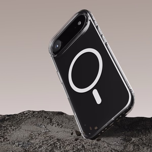 Puro Impact skaidrus D3O TPU+PC magnetinis dėklas telefonui iPhone 17 Air - permatomas