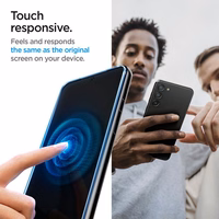 Spigen Glas.tR EZ Fit apsauginis stiklas Samsung Galaxy S23 - 2 vnt.