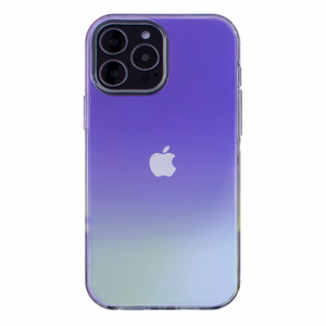 Aurora Case чехол для iPhone 13 гелевая неоновая крышка фиолетовый