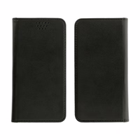 Universali BOOK MAGNET dėklas telefonui 4,7 colio juodas