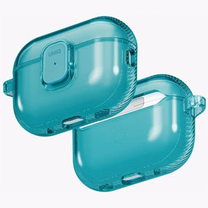 Uniq Glase Pro deklas AirPods Pro 3 Lock deklas - skaidrus melynas
