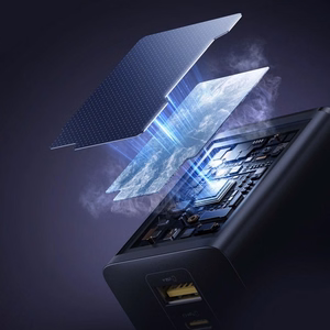 Baseus EnerFill FE11 100W sieninis įkroviklis 2 x USB-C + USB-A - juodas