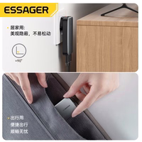 Įkroviklis Essager "GaN Ultra" juodas 65W (1xPD / 1xQC3.0)