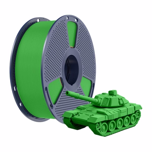 Žalias „Sunlu PLA+ High-Speed“ filamentas 3D spausdintuvams