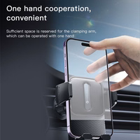 FORCELL F-GRIP GuardianAV automobilio laikiklis oro angai juodas