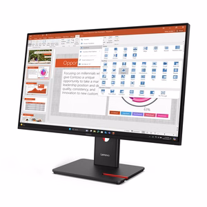 Lenovo ThinkVision T27-40 LED display 68,6 cm (27") 1920 x 1080 pikseliai „Full HD“ Juoda
