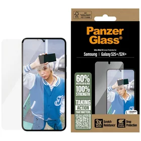PanzerGlass Itin platus grūdinto stiklo skirtas Samsung Galaxy S25+