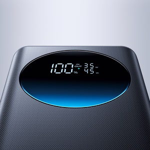 Joyroom JR-PBF02 Pro 20000mAh 45W išorinė baterija su skaitmeniniu ekranu 2x USB-A 2x USB-C juoda