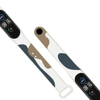 Dirželis Moro juosta Xiaomi Mi Band 3 / 4 silikoninis dirželis laikrodžio apyrankė raštas 12