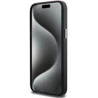 BMW Signature Wrapped Metal Magnetinis dėklas telefonui iPhone 15 Pro Max - juodas