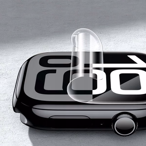 "Tech-Protect Supreme Hydrogel" hidrogelio plėvelės rinkinys, skirtas "Apple Watch 10" 42 mm laikrodžiui - skaidrus