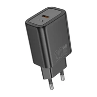 Įkroviklis Hoco USB-C QC PD 20W N60 juodas