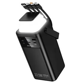 Išorinė baterija Power Bank Borofone BJ65A 22.5W 50000mAh juoda