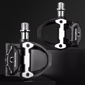 Rockbros P602 bicycle pedals SPD-SL system - black
