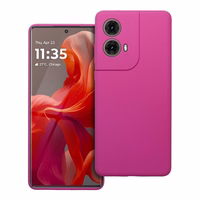 Silikoninis 2mm dėklas telefonui MOTOROLA G85 5G, rožinis