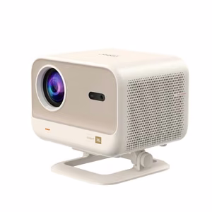 "Yaber L2 Plus" LCD FullHD 1080p multimedijos projektorius su JBL garsiakalbiais - smėlio spalvos