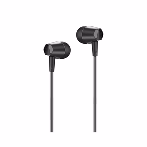 HOCO kabelinės ausinės 3,5 mm su mikrofonu M34 juodos