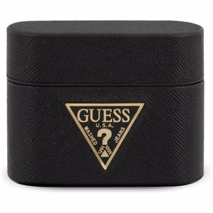 Guess Saffiano AirPods Pro dėklas juodas