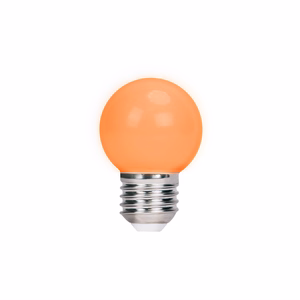 Forever Light LED lemputė E27 G45 2W 230V oranžinė 5 vnt.