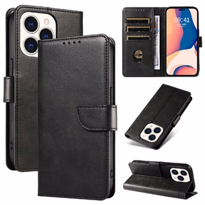 Odinis knygos tipo dėklas telefonui iPhone 16 Pro - juodas